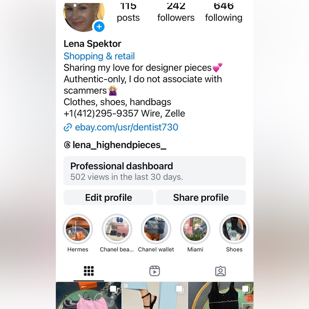 21K CHANEL Classic Mini Flap Bag Iridescent  Blue - Picture 10 of 10